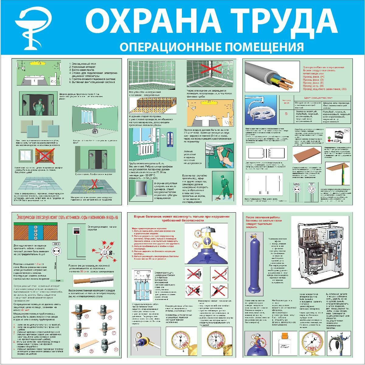 Стенд по охране труда в мед учреждениях